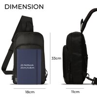 Urban Cross Pro Crossbody Sling Chest Bag Adjustable Strap