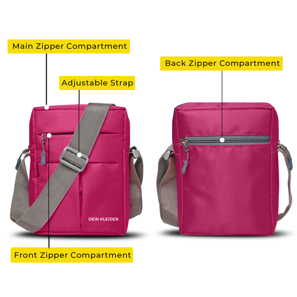 Cross Body Sling Bag Pink