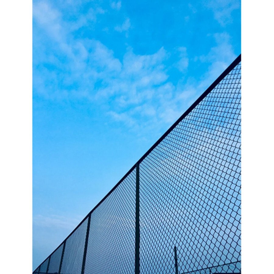 Welded Wire Mesh Panel Fencing - Iron Material 10 Feet Height 2x2 Inch Mesh Size 16 Gauge Wire Thickness 280 GSM Polished Finish | Silver Color Security Purpose