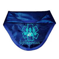 Radiation Protective Blue X Ray Lead Thyroid Shield - Material: Cotton