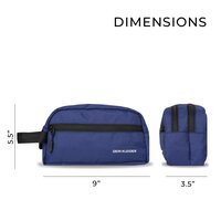 Toiletry Travel Bag Water Resistant for Men and Women Accessories Organizer Navy