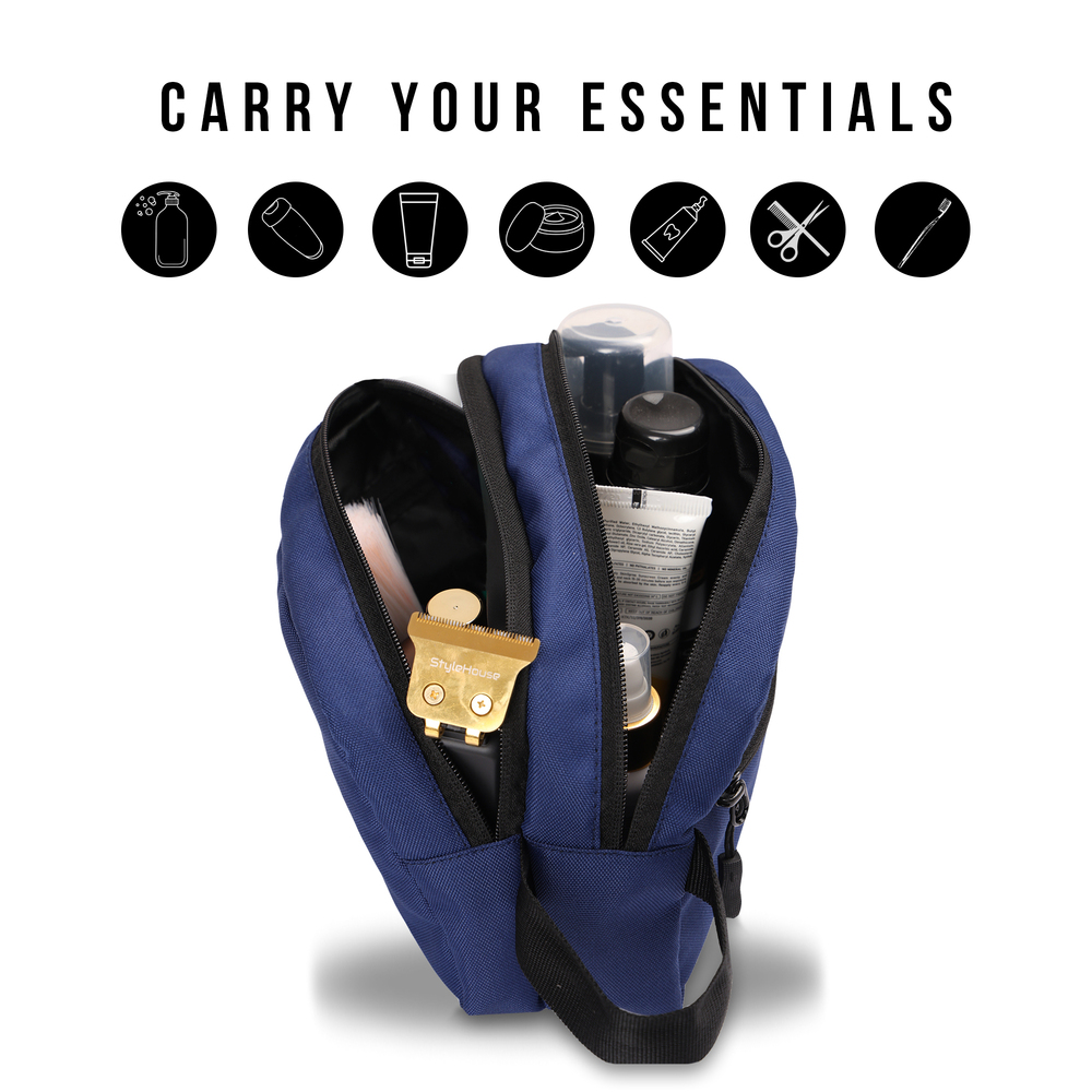 Toiletry Travel Bag Water Resistant for Men and Women Accessories Organizer Navy