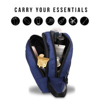 Toiletry Travel Bag Water Resistant for Men and Women Accessories Organizer Navy