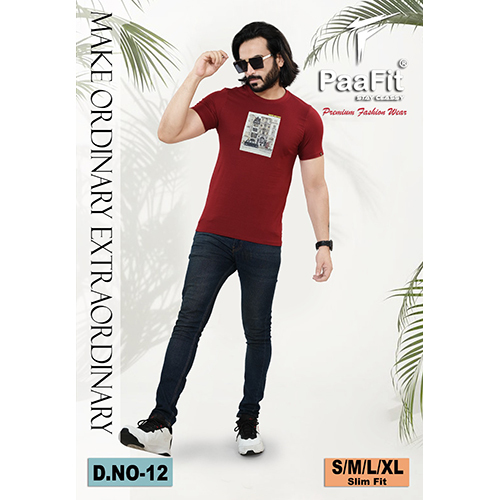Mens Cotton Half Sleeve T-Shirt