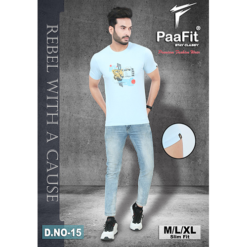 Mens  Cotton Half Sleeve T-Shirt