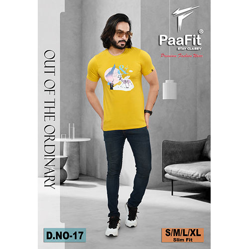 Mens Printed T-Shirt - Color: Different Available