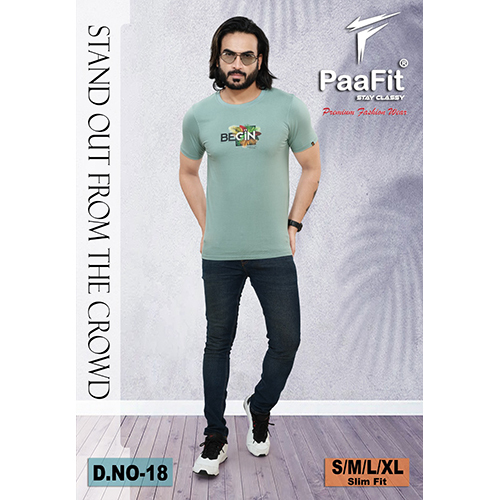 Mens Modern Cotton T-Shirt - Color: Different Available