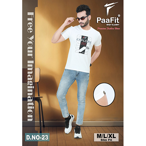 Mens White T-Shirt