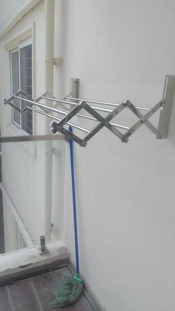 Wall mounted cloth drying hangers in Lawspet pondicherry