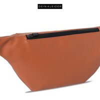 Vegan Leather Waist Pack Dark Tan