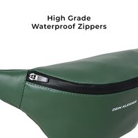 Vegan Leather Waist Pack Olive Green
