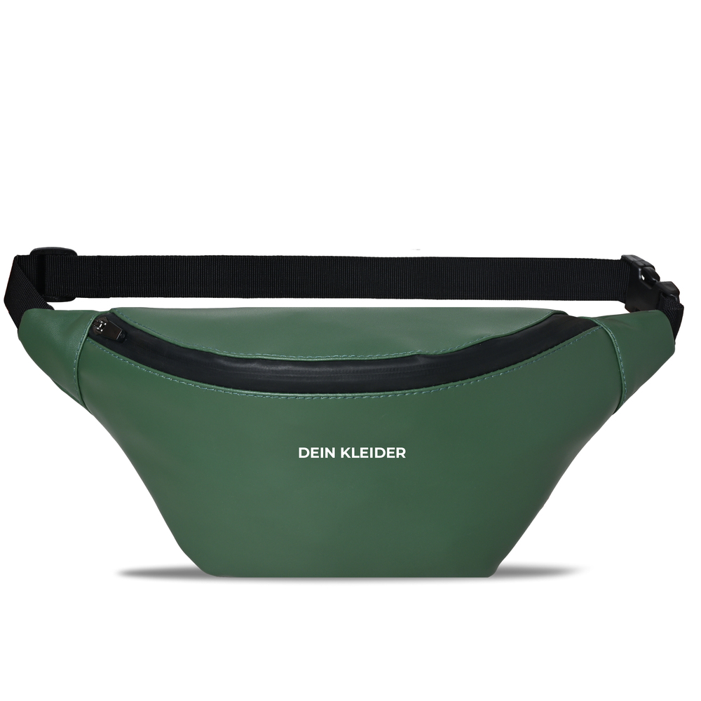 Vegan Leather Waist Pack Olive Green