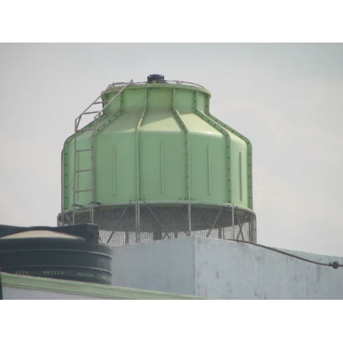 Frp Counter Flow Cooling Towers - Color: Green