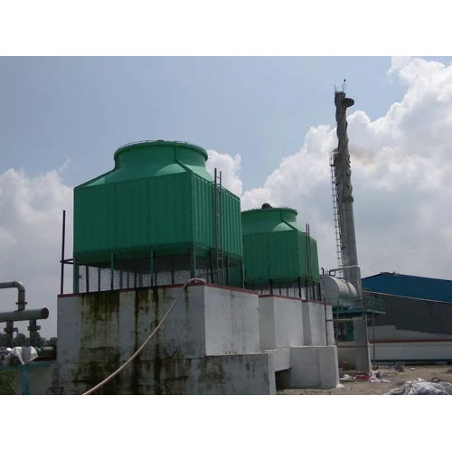 Frp Single Cell Cooling Tower - Color: Green