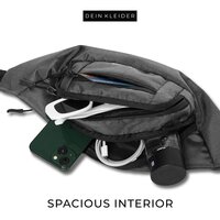 Venture Waist Fanny Pack Travel Handy Zip Pouch Money Phone Belt Sport Bum Grey