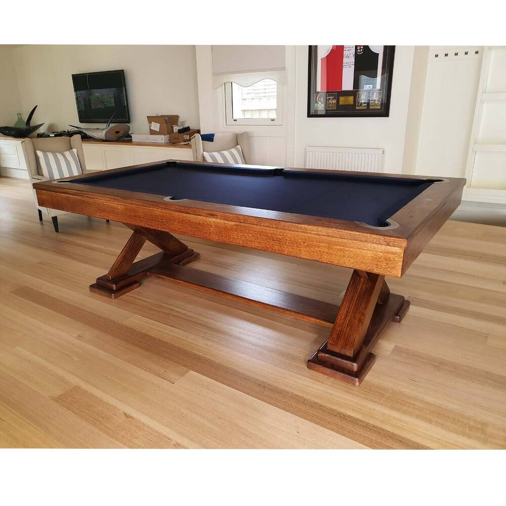 Leadsuper Cross Leg Shape American Pool Table - 4x8 & 4.5x9 Feet | Durable Design, 600 Kg Weight, Premium Build Quality