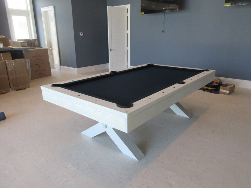 Leadsuper Cross Leg Shape American Pool Table - 4x8 & 4.5x9 Feet | Durable Design, 600 Kg Weight, Premium Build Quality