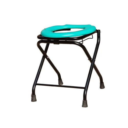 Powder Coating Commode Stool - Color: Green