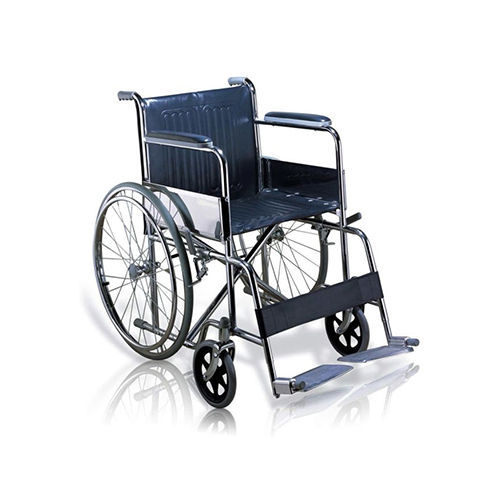 809 Chrome Wheel Chair - Frame Finish: Polished