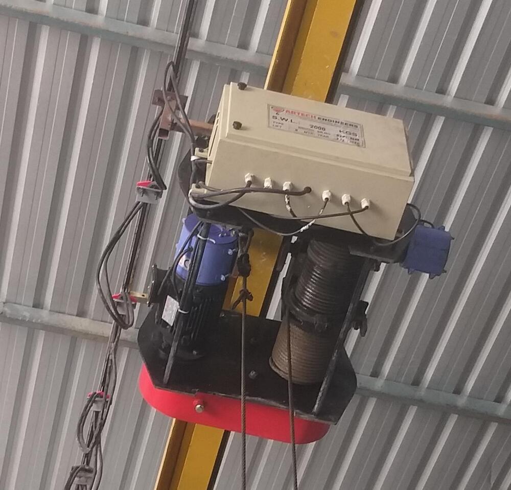 Monorail Hoists Power Source: Electric
