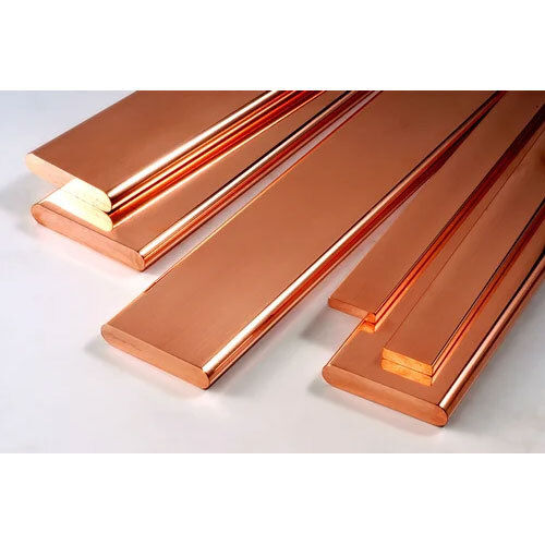 Copper Flat Bars - Color: Golden