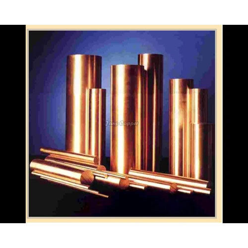 Copper Round Bar - Color: Golden