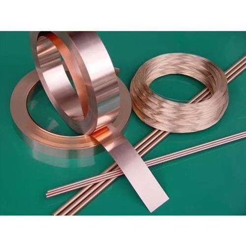 Beryllium Copper Strip - Color: Golden