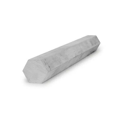 Aluminum Hex Bar - Standard Size, Silver Color | Industrial Grade Alloy with Enhanced Hardness and Warranty