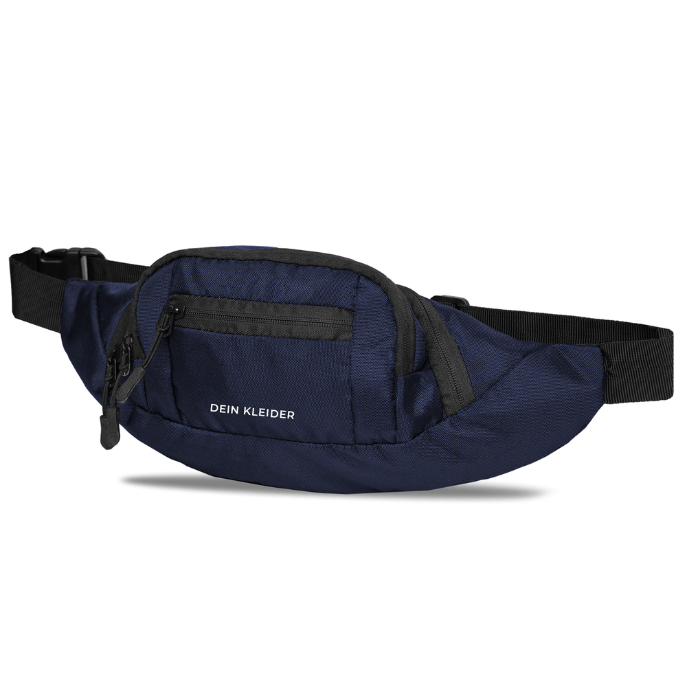 Venture Waist Fanny Pack Travel Handy Zip Pouch Money Phone Belt Sport Bum Navy