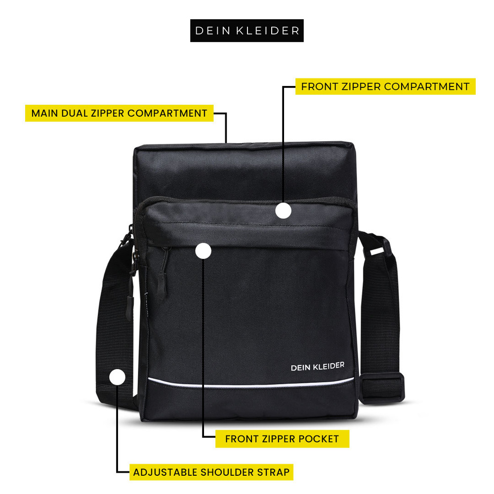 Nylon Sling Cross Body Utility Travel Office Messenger one Side Shoulder Bag