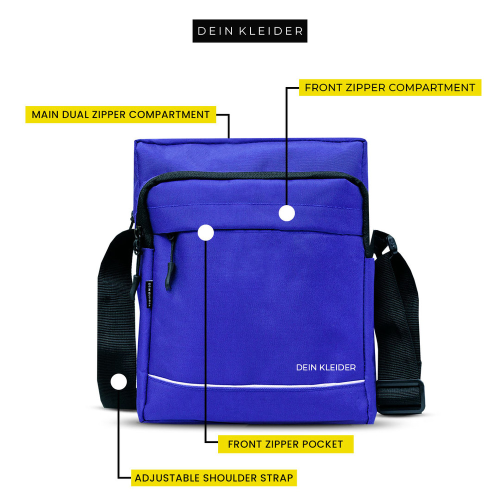 Nylon Sling Cross Body Utility Travel Office Messenger one Side Shoulder Bag