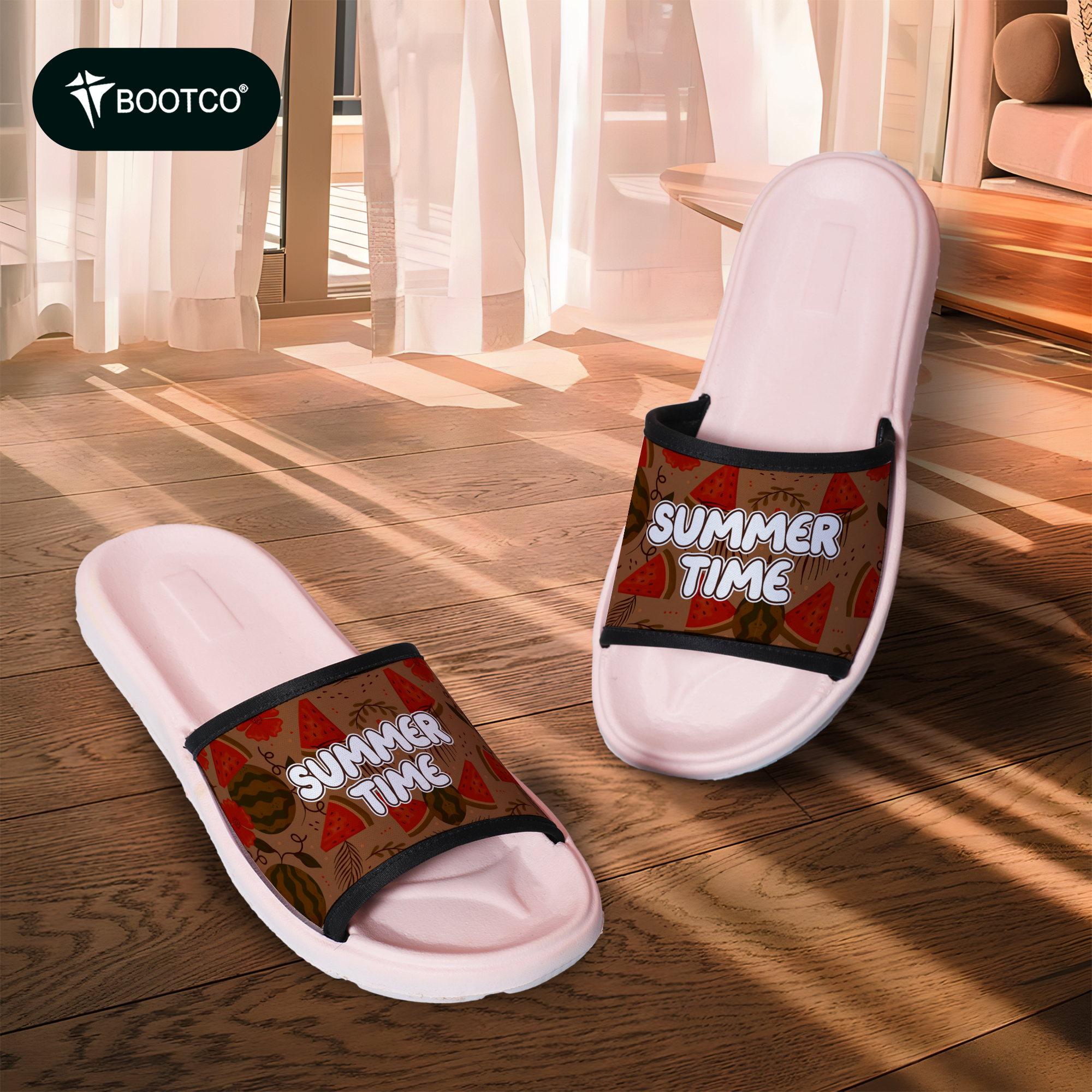 Ladies Printed  Flip Flop Slippers
