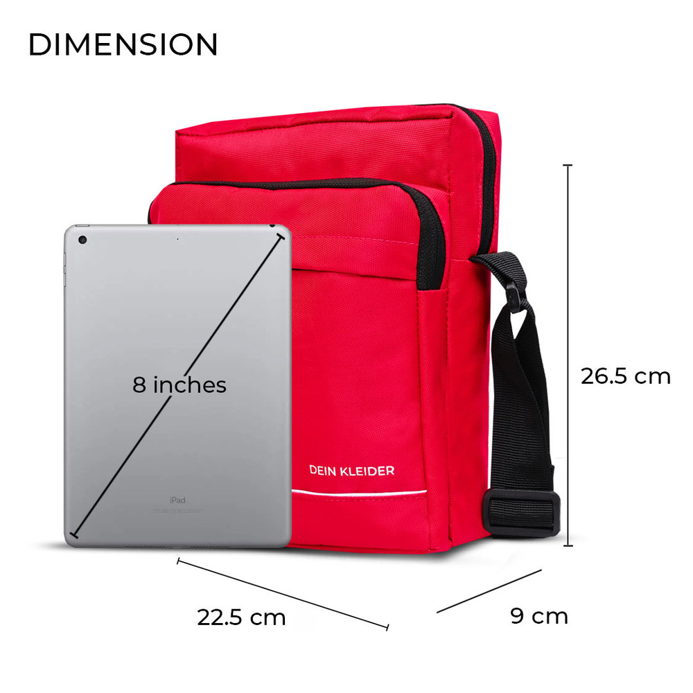 Nylon Sling Cross Body Utility Travel Office Messenger one Side Shoulder Bag