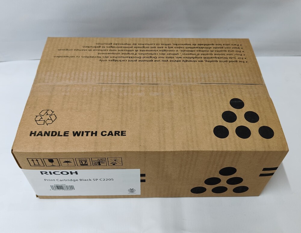 Ricoh Sp C220s Black Toner Cartridge - Print Technology: Laser