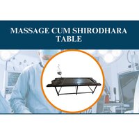 Massage Cum Shirodhara Table - Color: Brown
