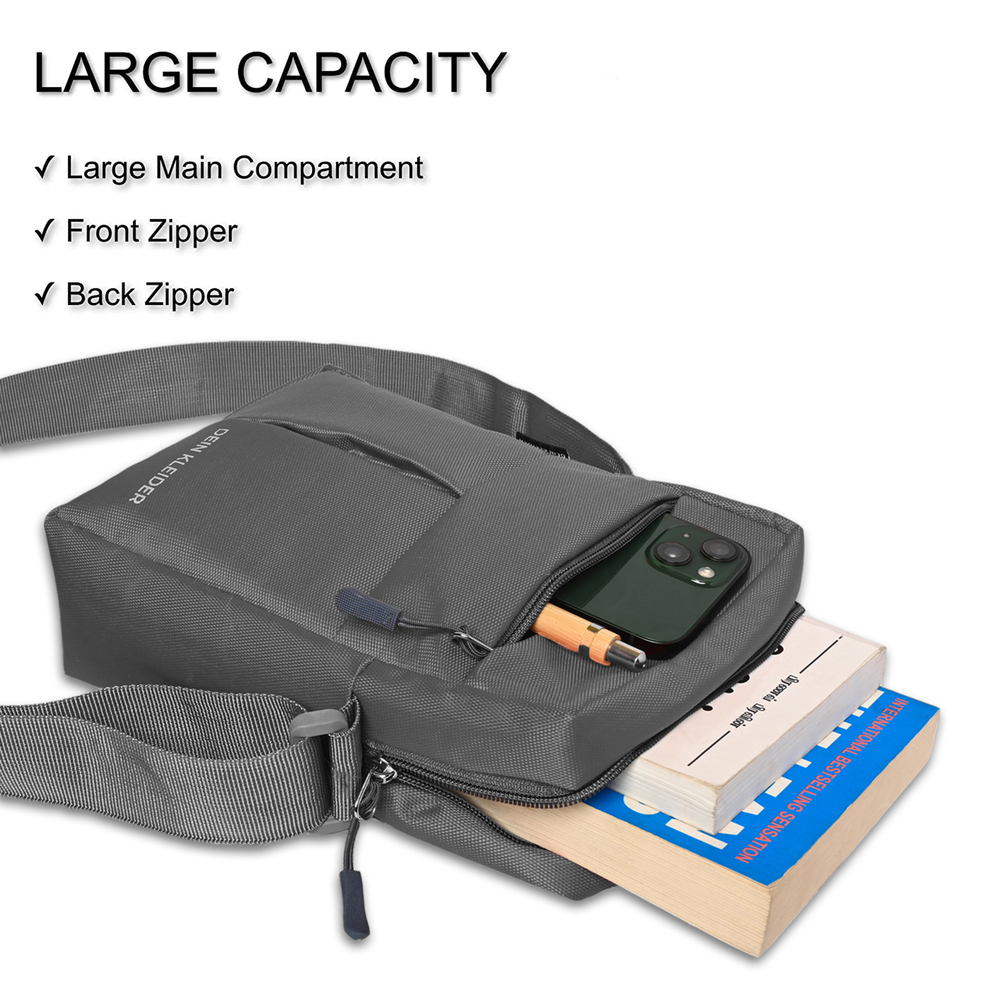 Cross Body Sling Bag Grey