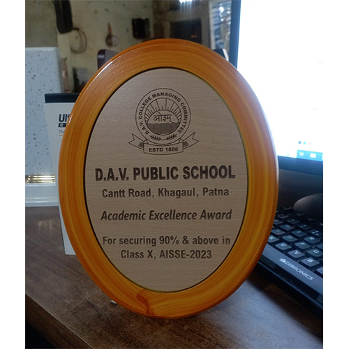 Academic Excellence Trophy - Color: Brown