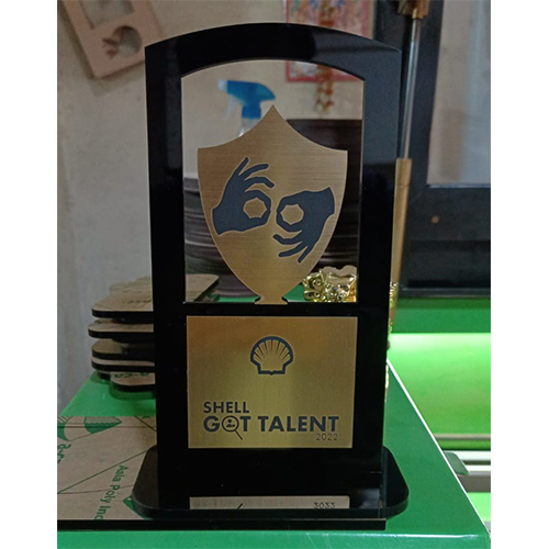 Shell Got Talent Award Trophy - Style: Artificial