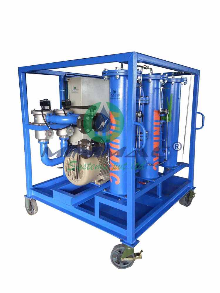 Ms Filtration Machine For Hydraulic Oil Solid & Moisture Removal