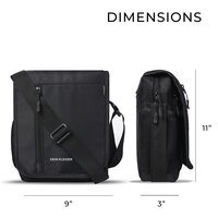 Nylon Flapover Sling Cross Body One Side Shoulder Bag
