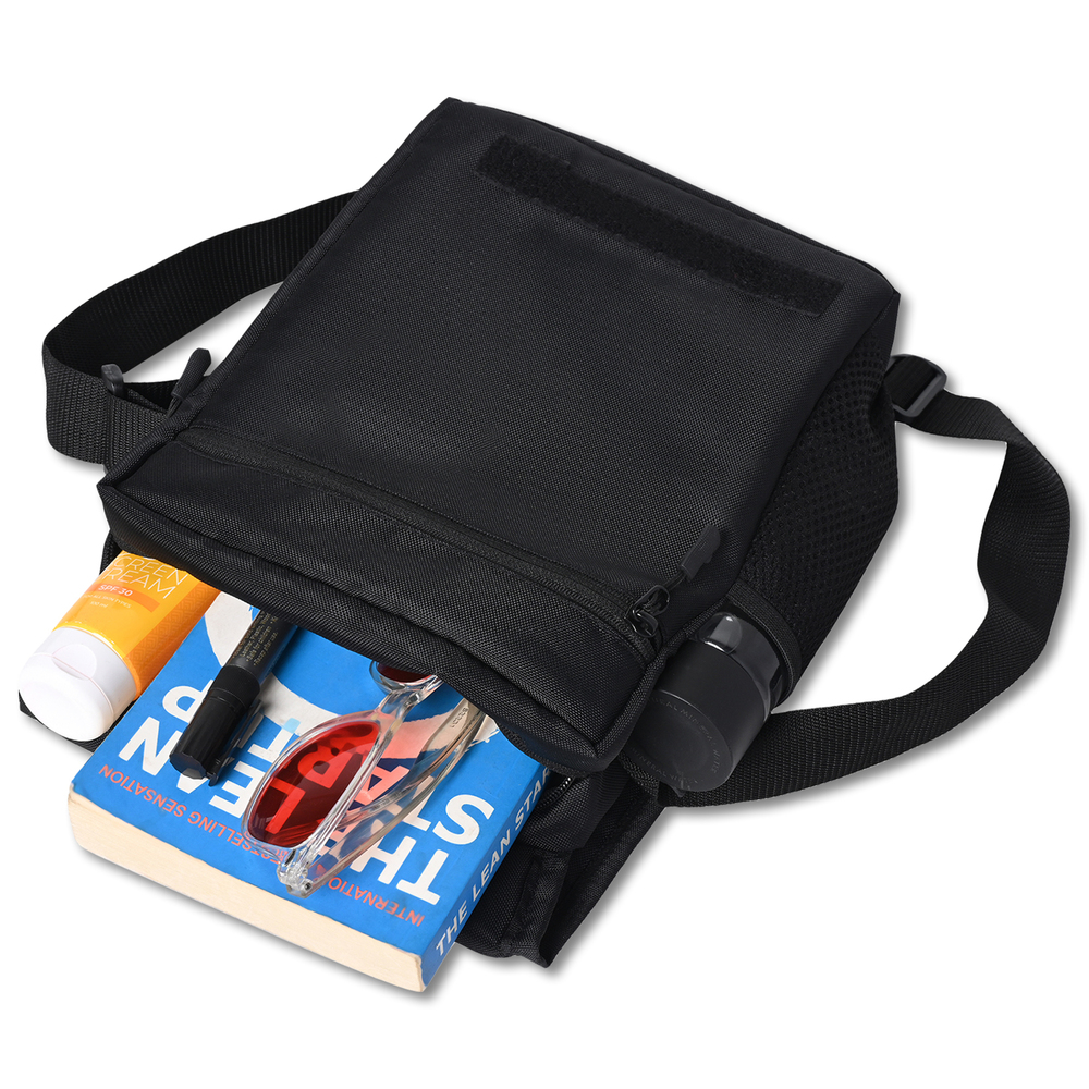 Nylon Flapover Sling Cross Body One Side Shoulder Bag