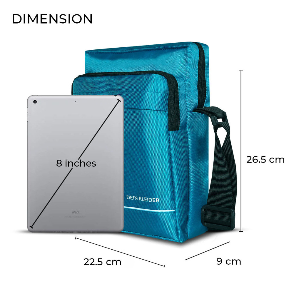 Nylon Sling Cross Body Utility Travel Office Messenger one Side Shoulder Bag