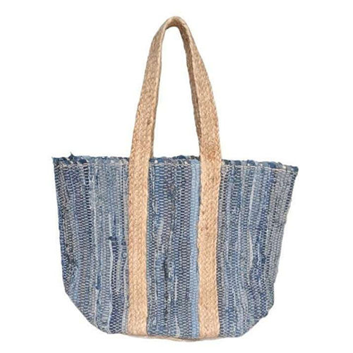 Casual Fancy Jute Bag - Color: Multicolor