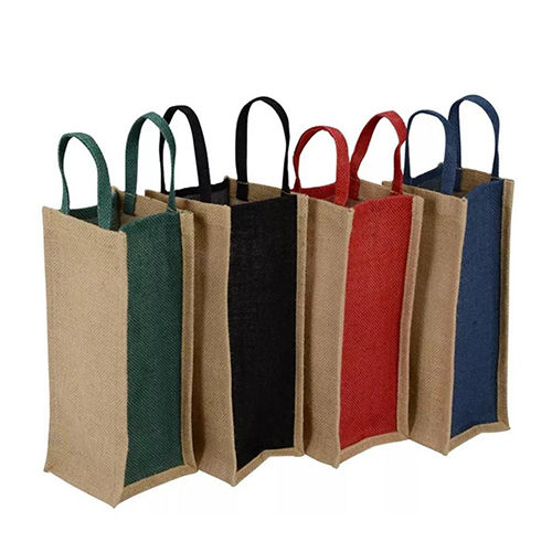 Jute Wine Bag - Color: Brown