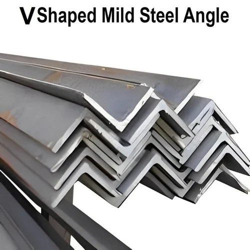 V Shaped Mild Steel Angle - Mild Steel, 3 Inch Height, Hot Dip Galvanized , High Quality for Reliable Structural Support