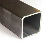 Mild Steel Hollow Section Pipe - 3 Meters, 2 Mm Thickness, Grey Color - Polished Surface, Square Shape