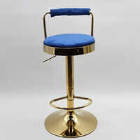 Blue Ms Bar Stool - Durable Industrial Design, Polished Finishing, Non-foldable, Various Sizes Available, Warranty Included