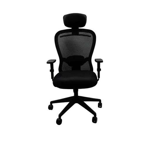 Black Executive Chair With Adjustable Arm - Application: Office