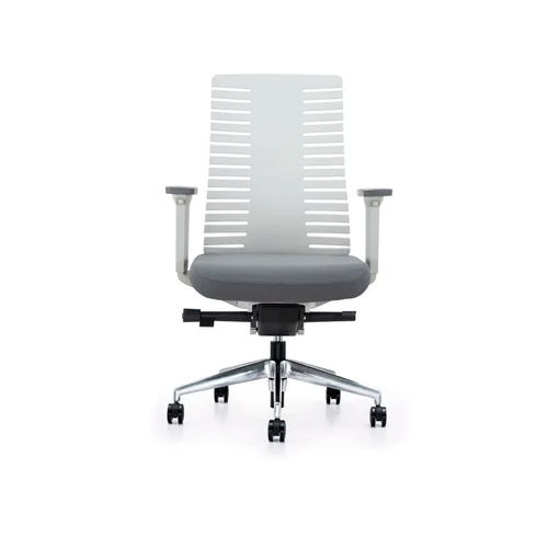 Grey Executive Office Chair With Adjustable Arm - Design: Standard