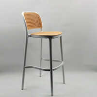 Brown Plastic Bar Chair - Durable Industrial Seating Solution, Polished Finish, Various Sizes Available, Non-foldable Design, Warranty Included